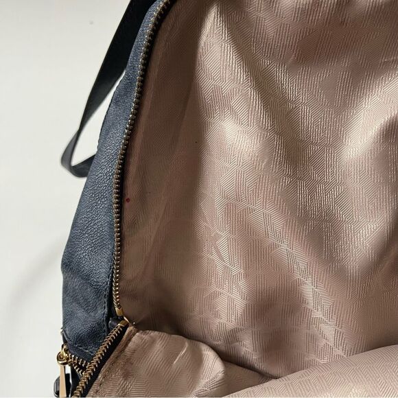 Michael Kors Rhea Medium Blue Logo Backpack - Picture 7 of 15